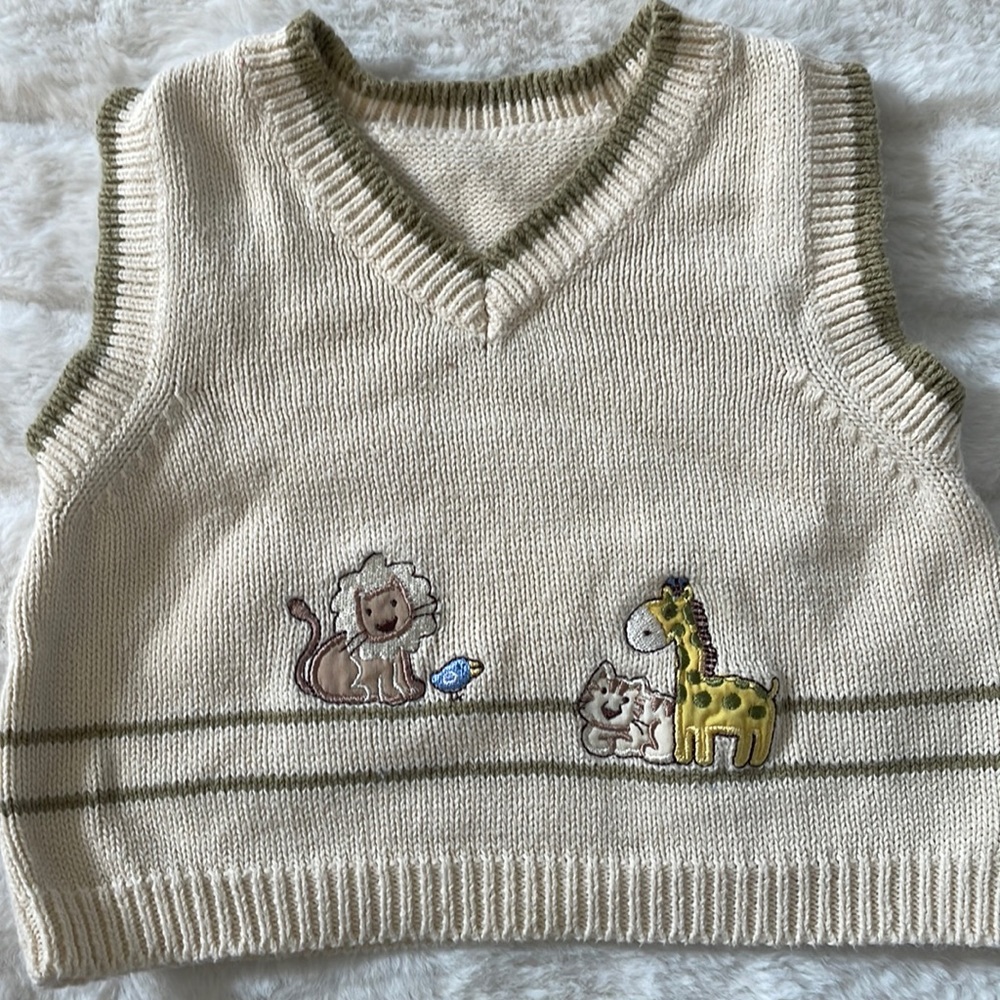Vintage animal vest